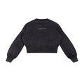 Golden Vein Mineral Wash Cropped Sweater – Black – Produktansicht 7