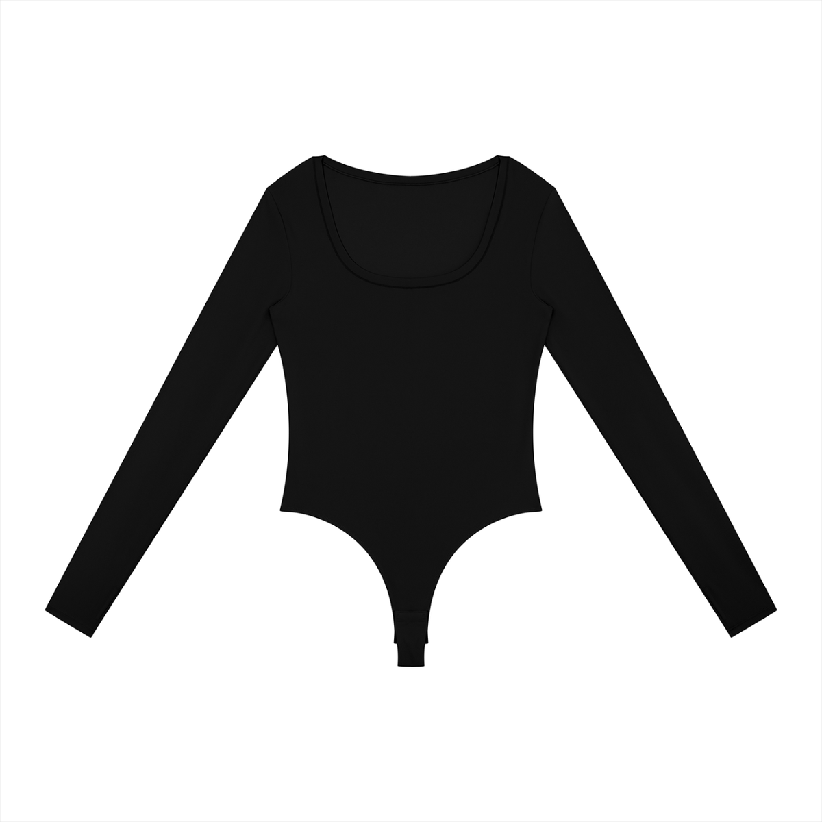 Golden Vein Flow Long Sleeve Bodysuit – Black – Produktansicht 9