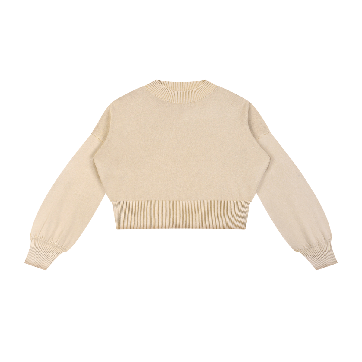 Golden Vein Parables Cropped Sweater – Apricot – Produktansicht 6