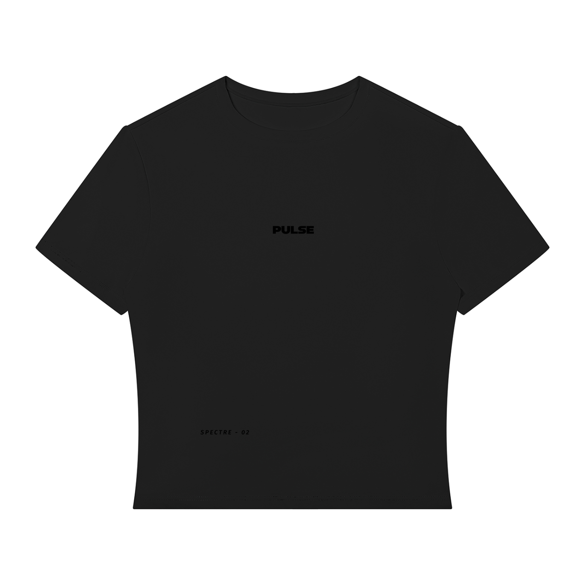 PULSE™ Cropped Performance T-Shirt – Black – Produktansicht 7