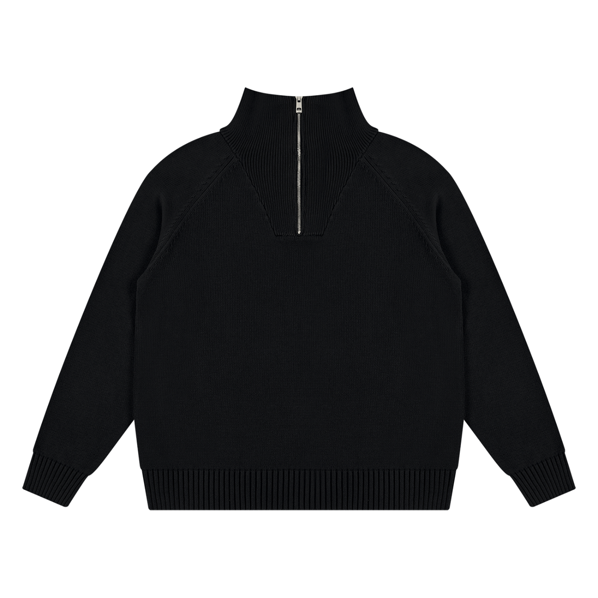 Golden Vein 750 GSM Quarter-Zip – Black – Produktansicht 7