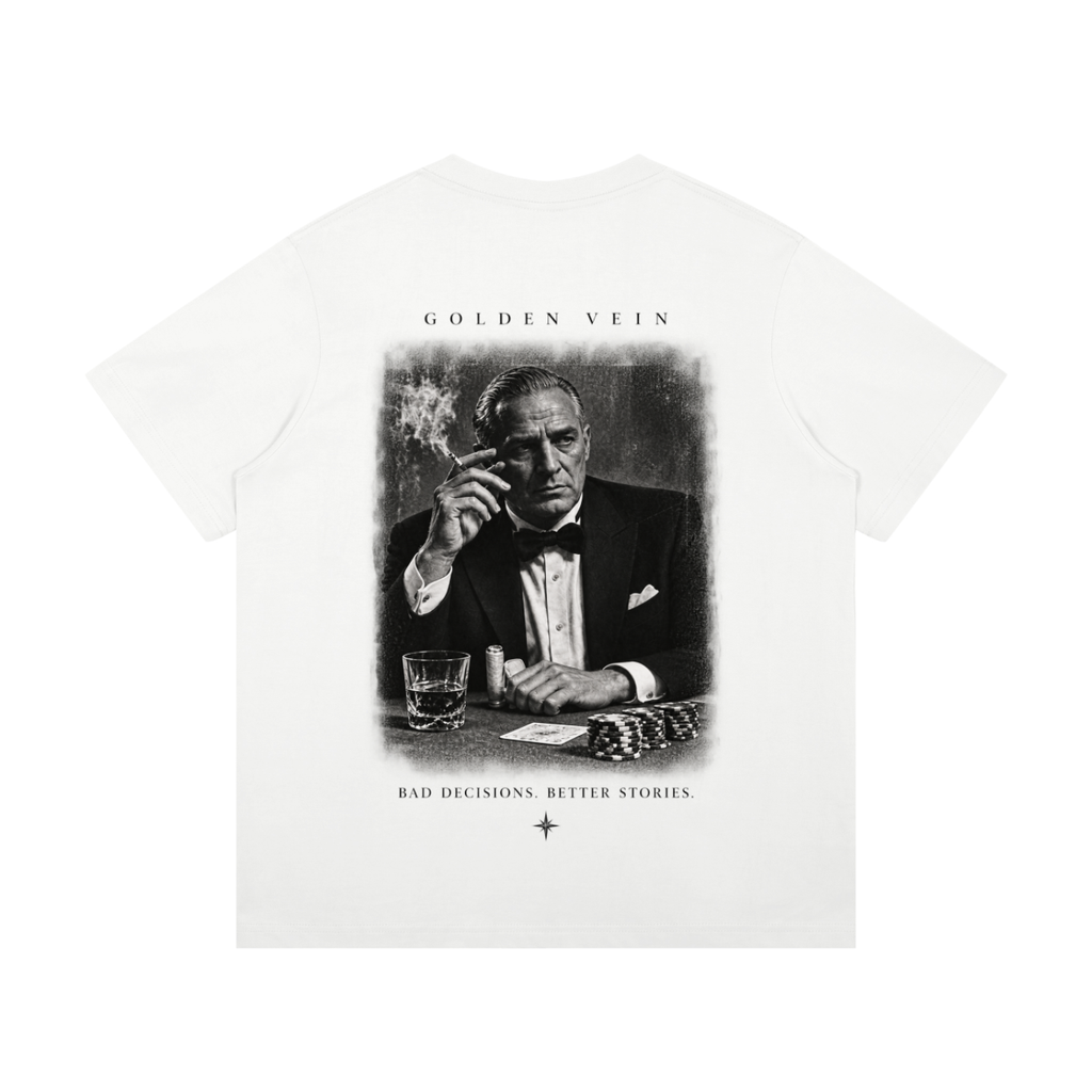 Golden Vein Parables T-Shirt – The Patron – White – Produktansicht 8