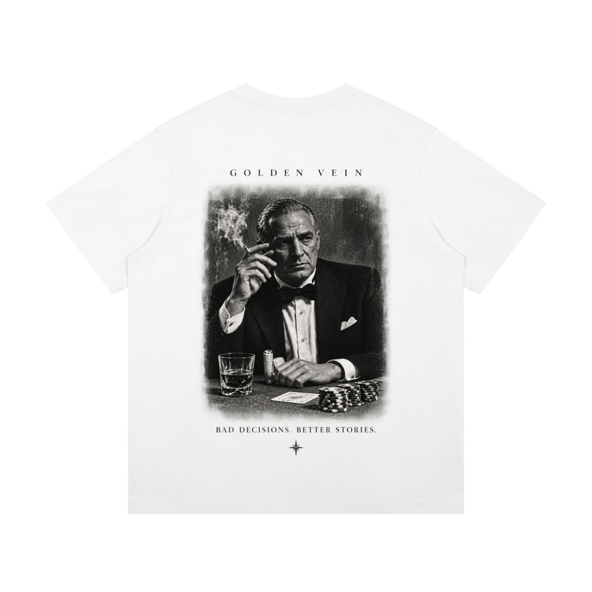 Golden Vein Parables T-Shirt – The Patron – White – Produktansicht 8