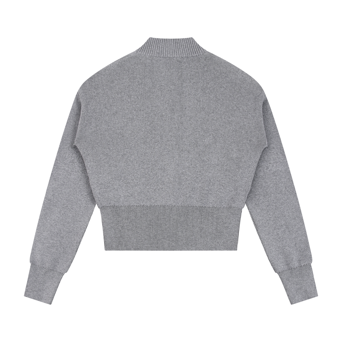 Golden Vein Zip Cardigan – Heather Grey – Produktansicht 7
