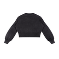 Golden Vein Parables Cropped Sweater – Black – Produktansicht 6