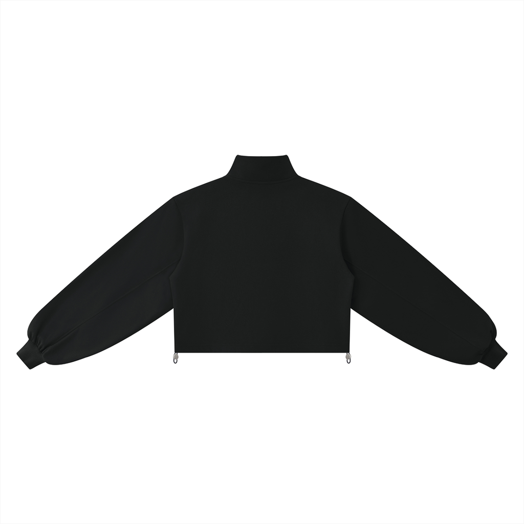 Golden Vein Mock-Neck Quarter-Zip – Black – Produktansicht 8
