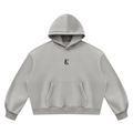 Golden Vein Vintage Wash Boxy Hoodie – Light Grey – Produktansicht 7