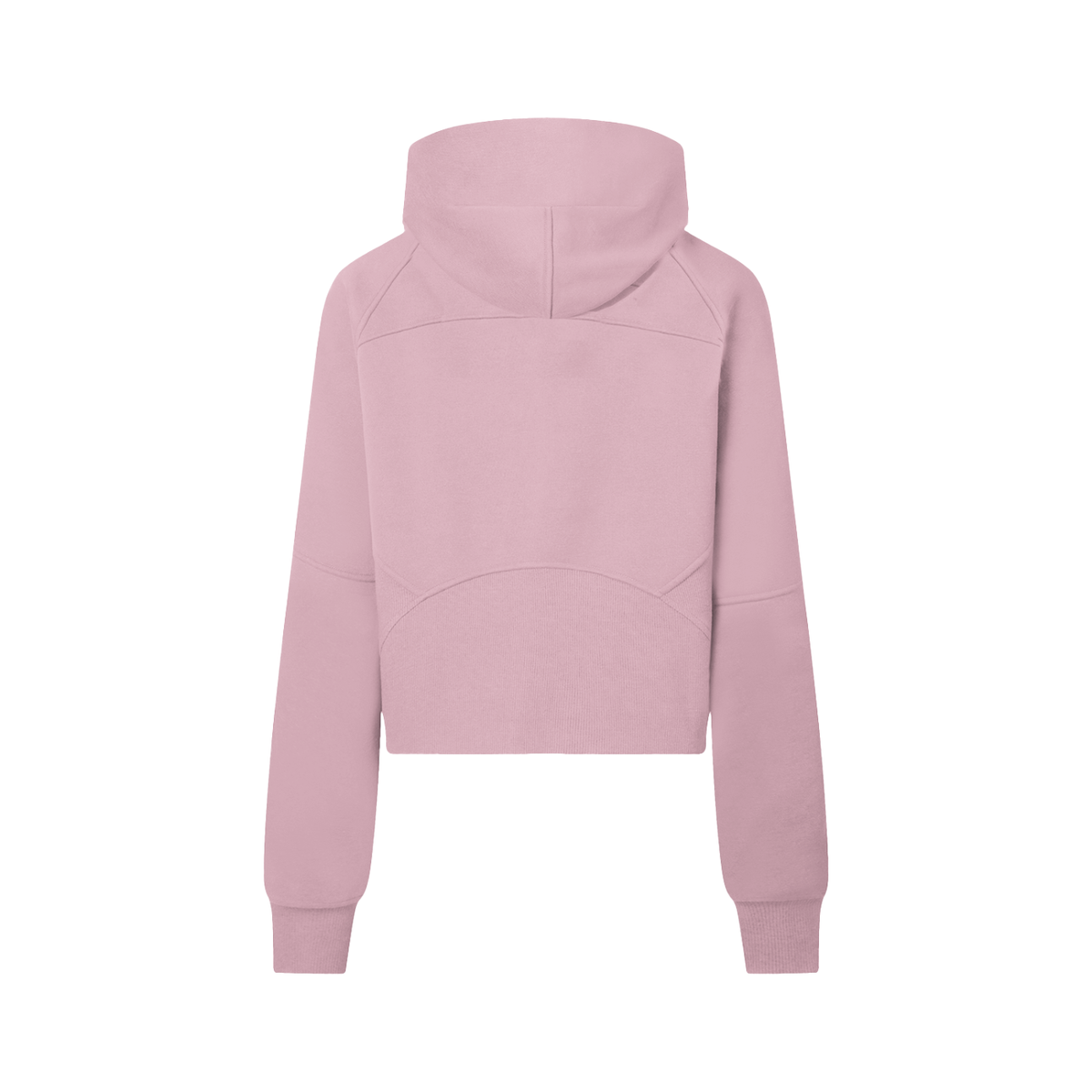 Golden Vein Cropped Half-Zip Hoodie – Pink – Produktansicht 8