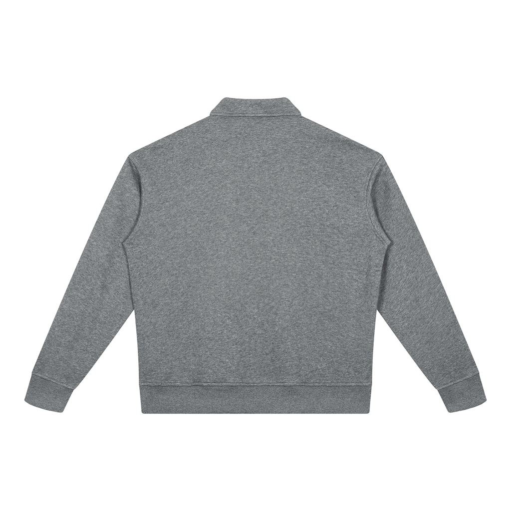 Golden Vein Boxy Quarter-Zip – Heather Grey – Produktansicht 7