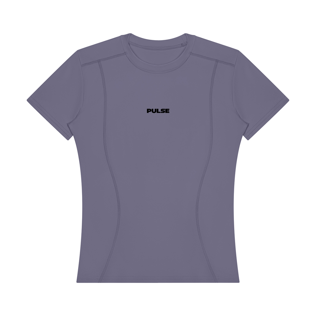 PULSE™ Topstitch Training T-Shirt – Misty Purple – Produktansicht 7