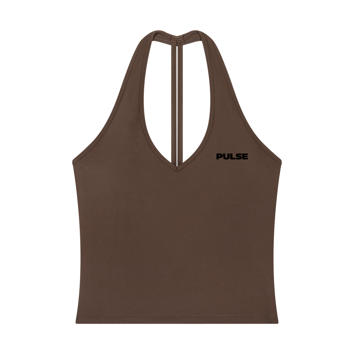 PULSE™ Form Halter Top – Brown – Produktansicht 6