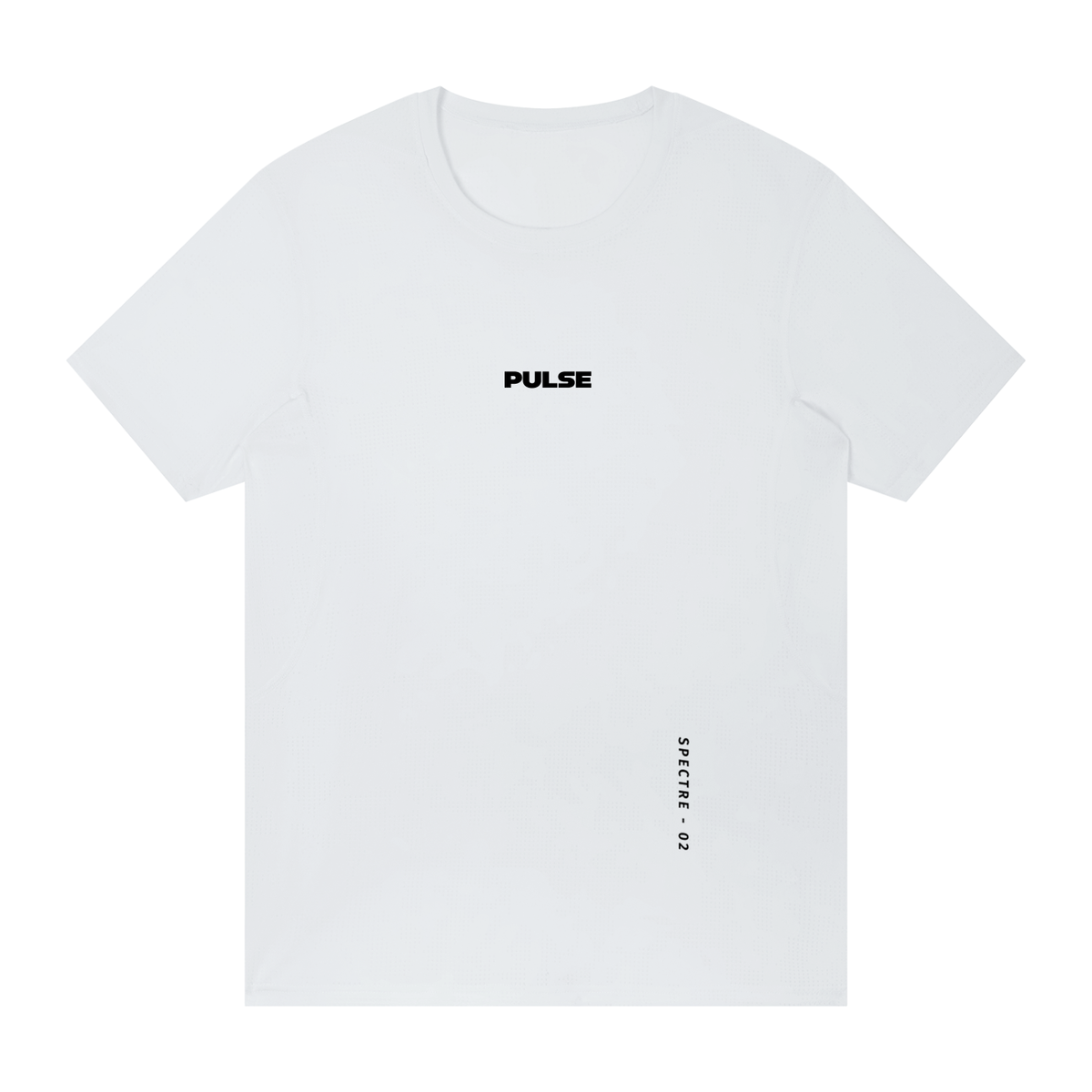 PULSE™ Jacquard Mesh T-Shirt – White – Produktansicht 6