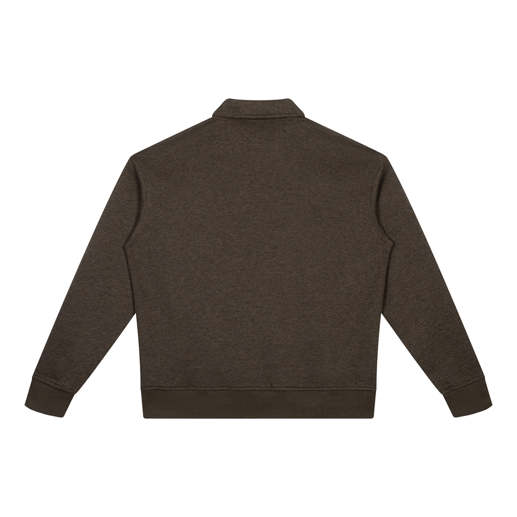 Golden Vein Boxy Quarter-Zip – Coffee – Produktansicht 8