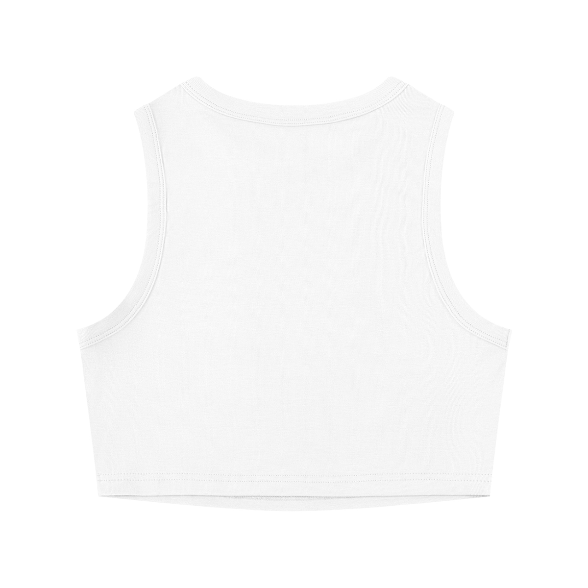 Golden Vein Cropped Tank – White – Produktansicht 8