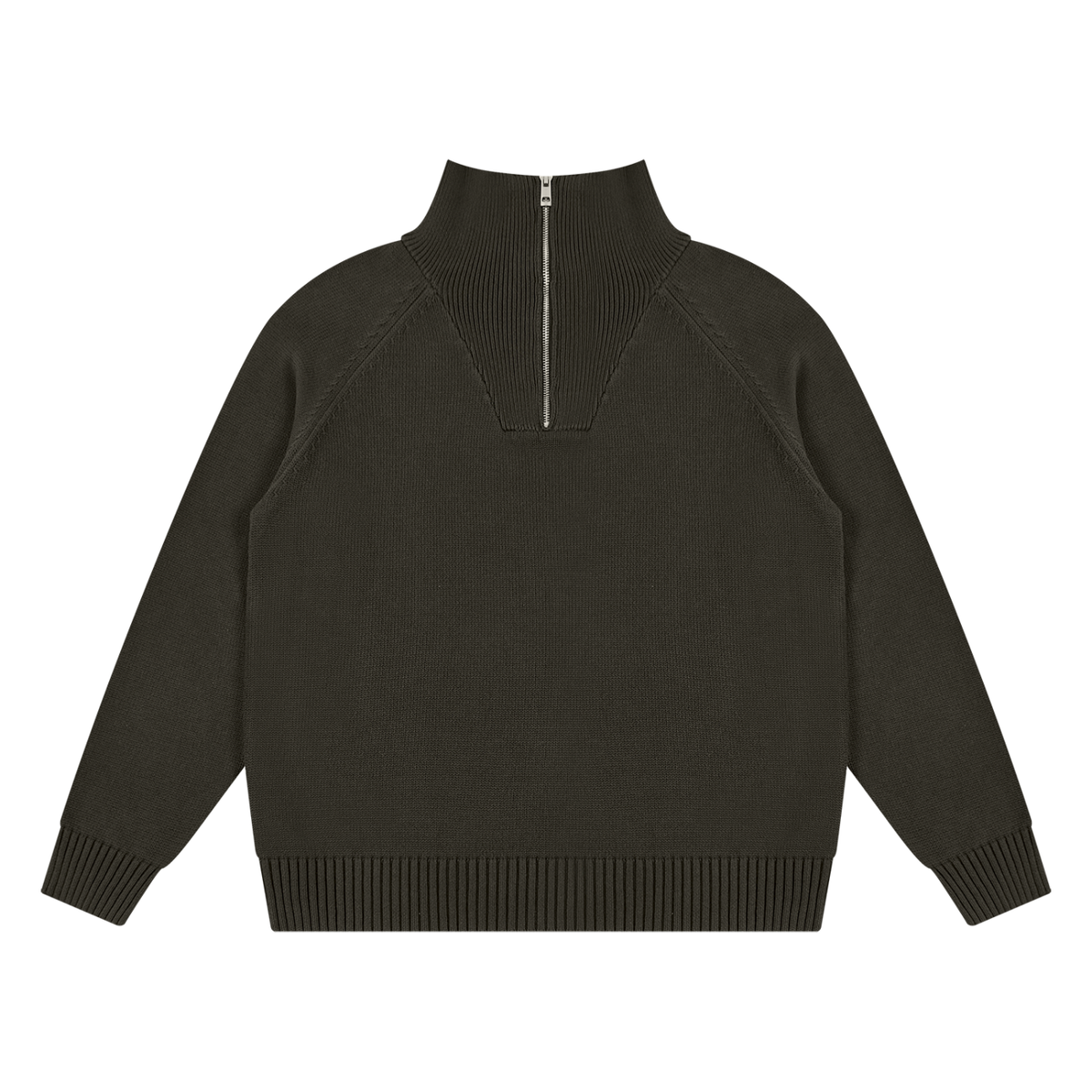 Golden Vein 750 GSM Quarter-Zip – Brown – Produktansicht 7