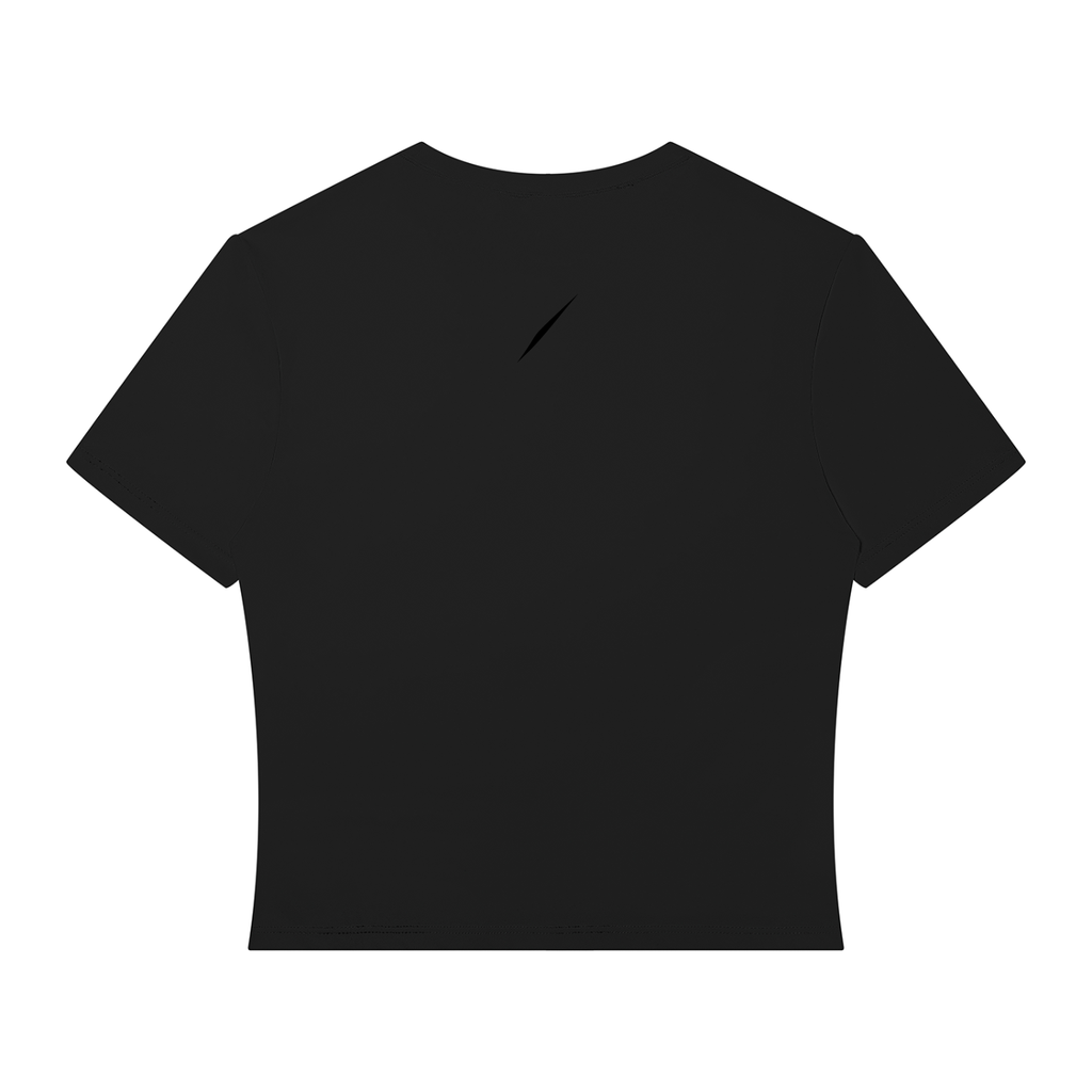 PULSE™ Cropped Performance T-Shirt – Black – Produktansicht 8