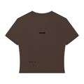 PULSE™ Cropped Performance T-Shirt – Coffee – Produktansicht 7