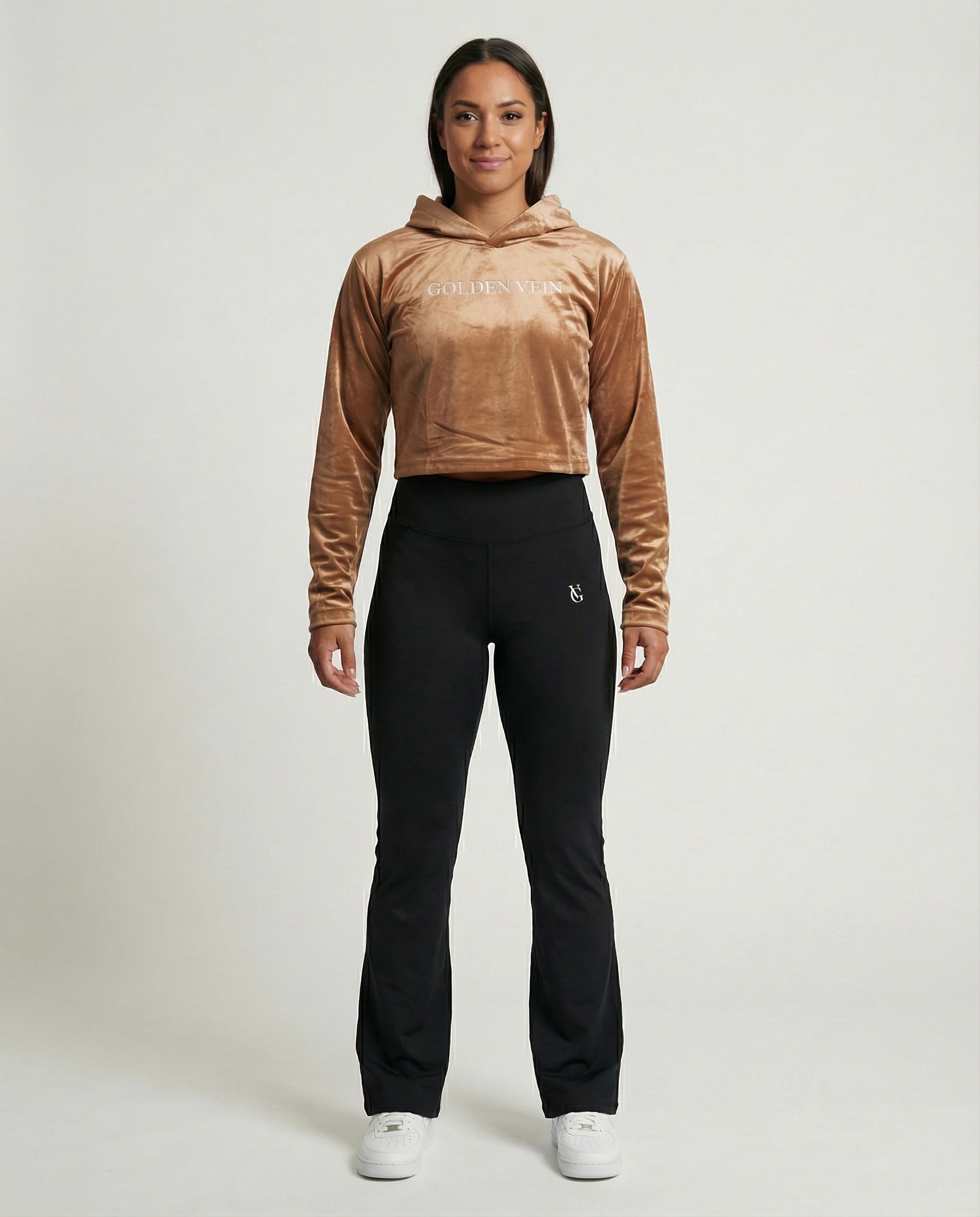 GV Velvet Cropped Hoodie – Limited