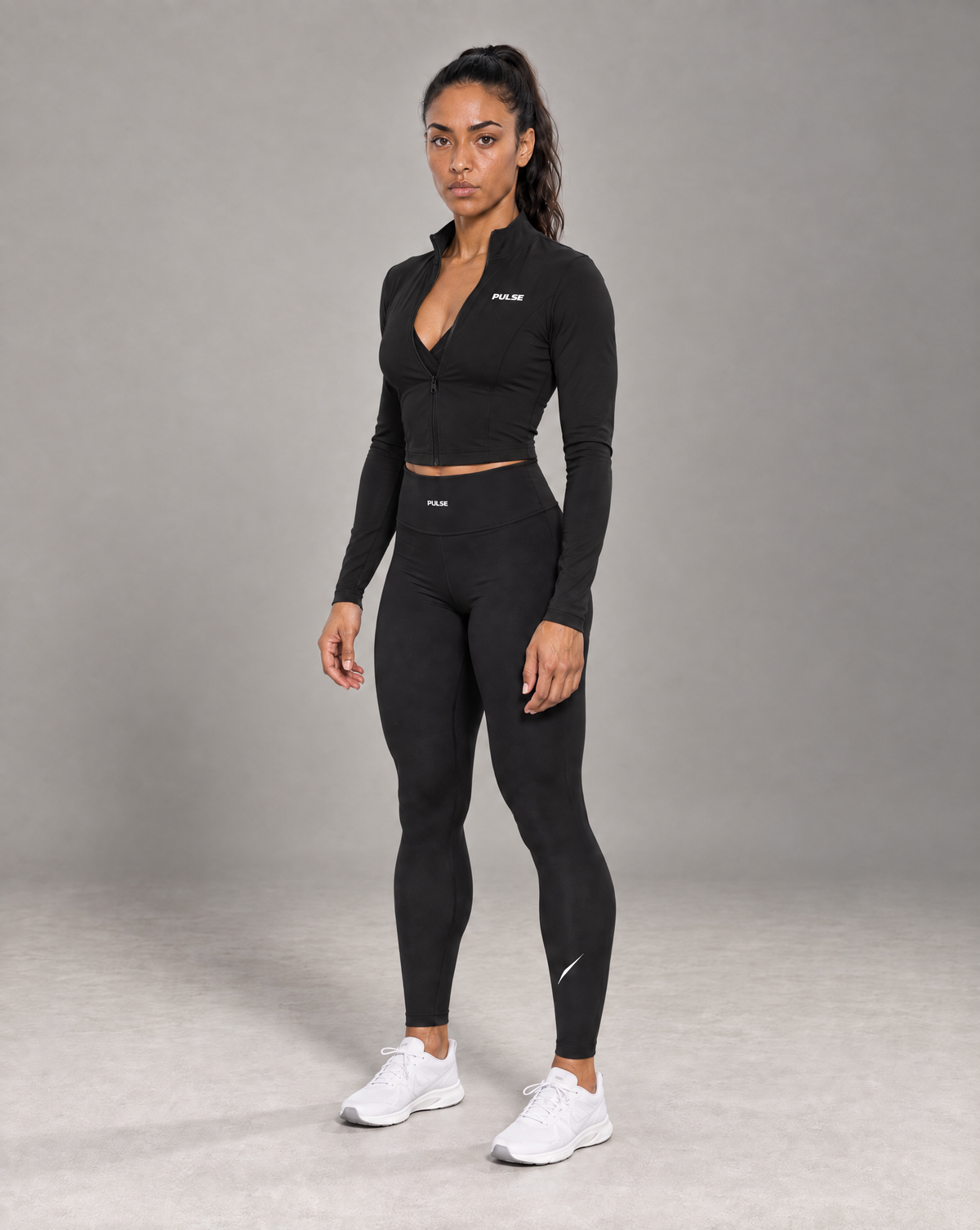 PULSE™ SPECTRE High Waist Leggings – Schwarz