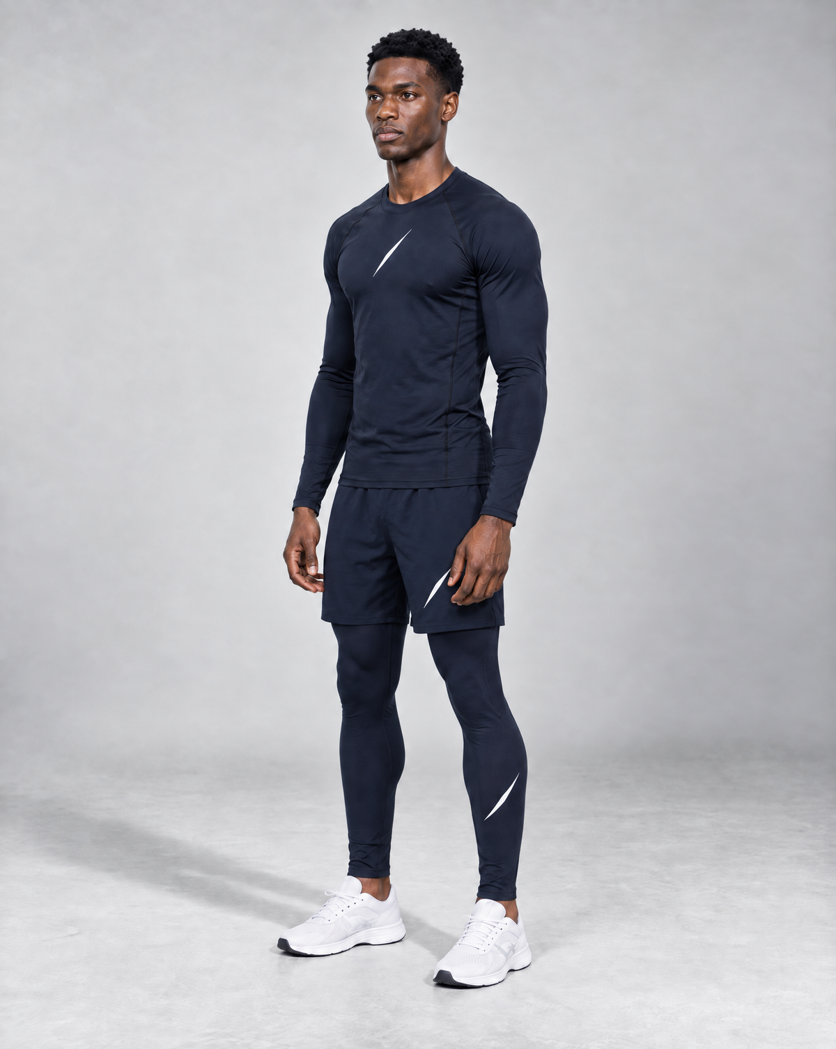 PULSE™ Compression Longsleeve – Navy