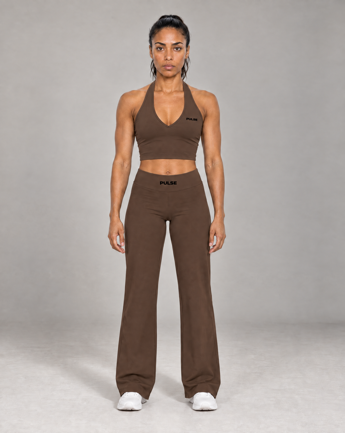 PULSE™ Form Halter Top – Brown – Produktansicht 5