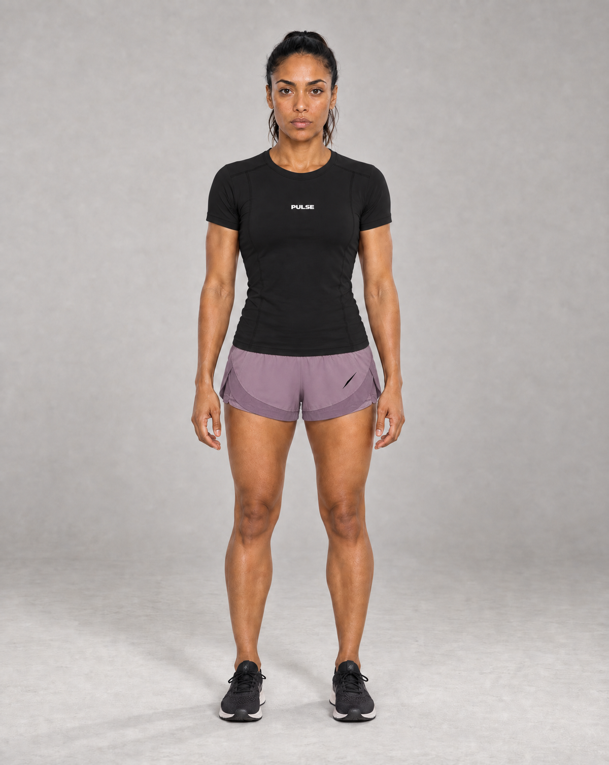 PULSE™ Topstitch Training T-Shirt – Black – Produktansicht 3