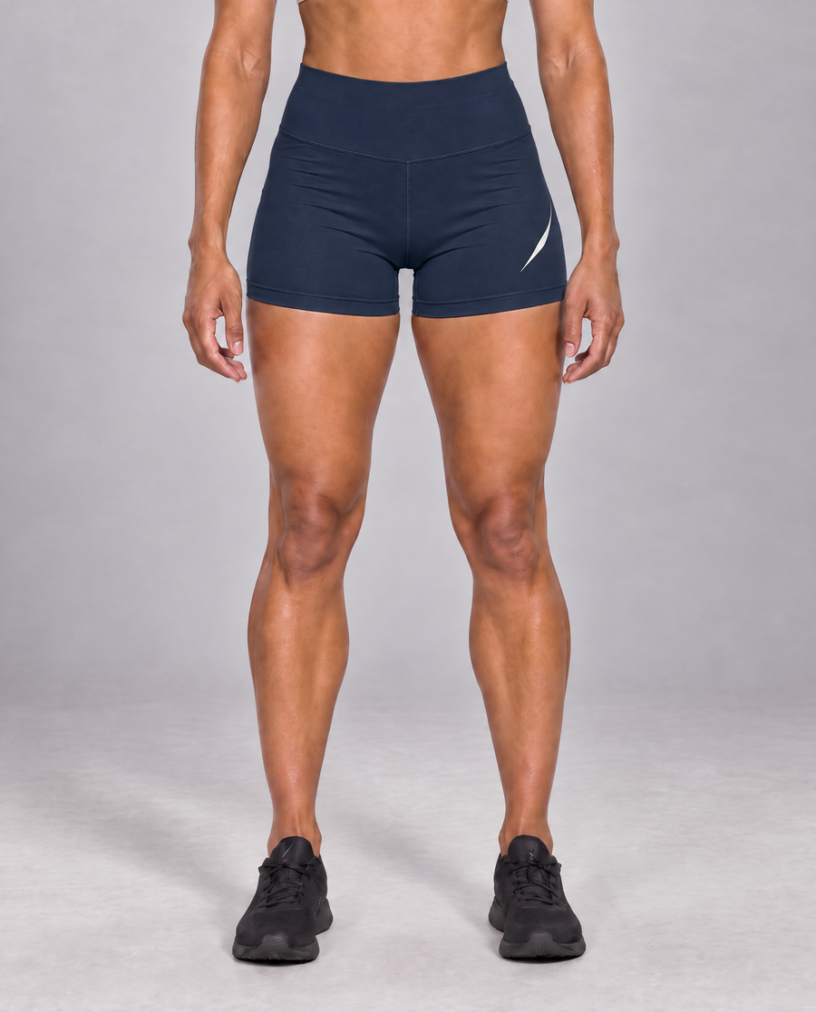PULSE™ High Waist Shorts – Navy