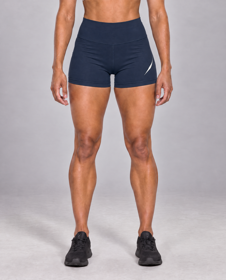 PULSE™ by Golden Vein High Waist Shorts – High Waist Shorts · Women · Navy