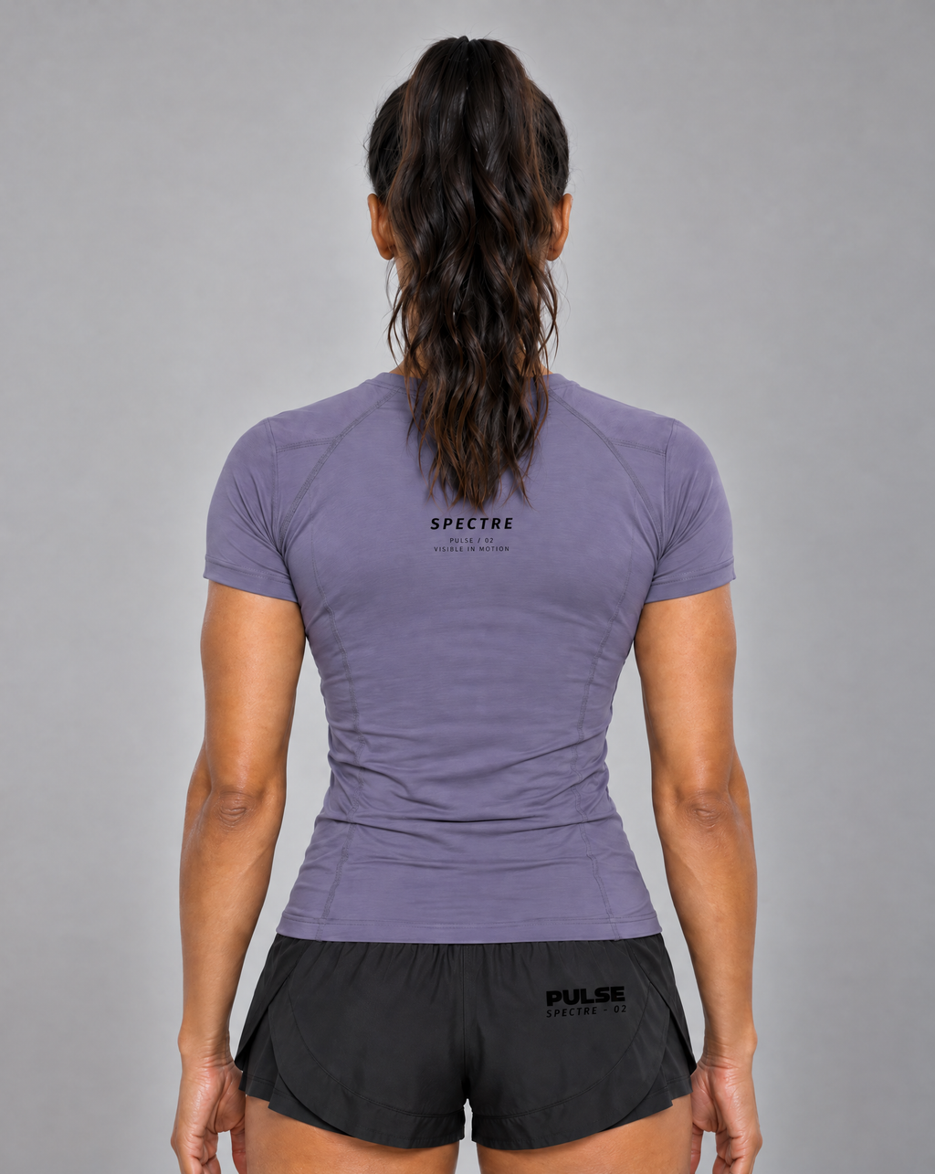 PULSE™ Topstitch Training T-Shirt – Misty Purple – Produktansicht 2