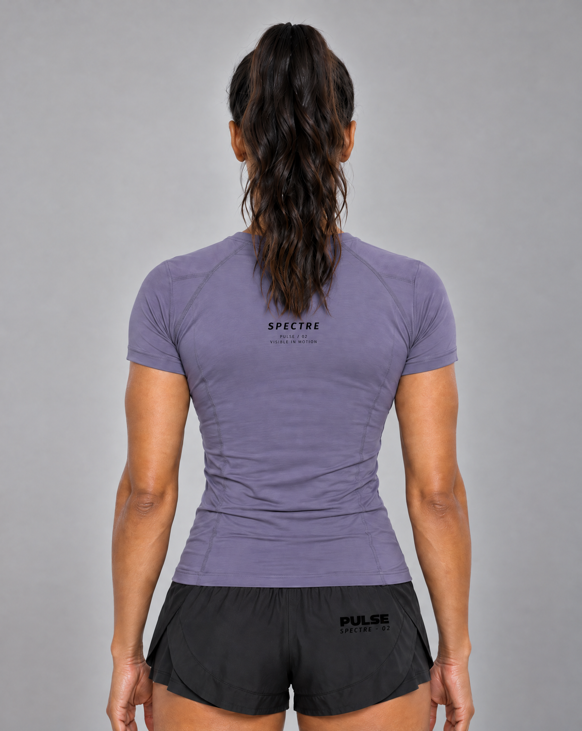 PULSE™ Topstitch Training T-Shirt – Misty Purple – Produktansicht 2