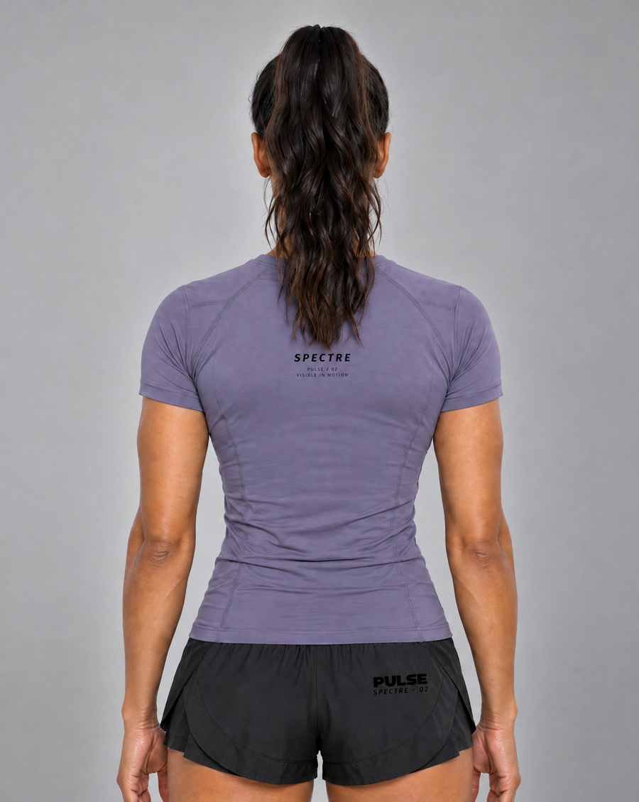 PULSE™ Topstitch Training T-Shirt – Misty Purple – Produktansicht 2