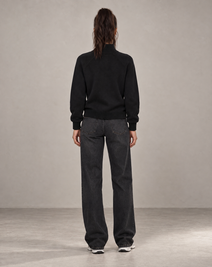 Golden Vein 750 GSM Quarter-Zip – Black – Produktansicht 2