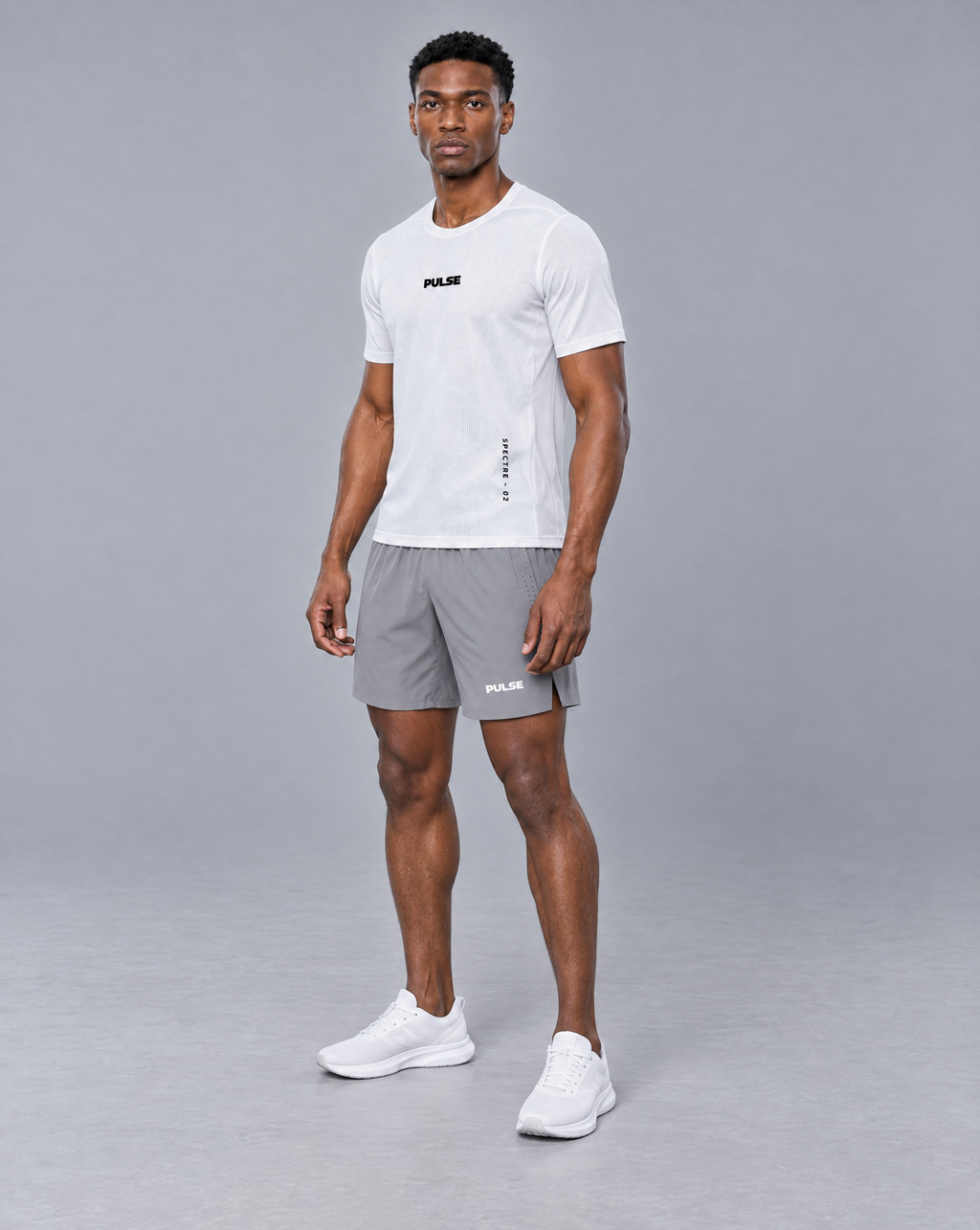 PULSE™ Training Shorts – Light Grey – Produktansicht 3