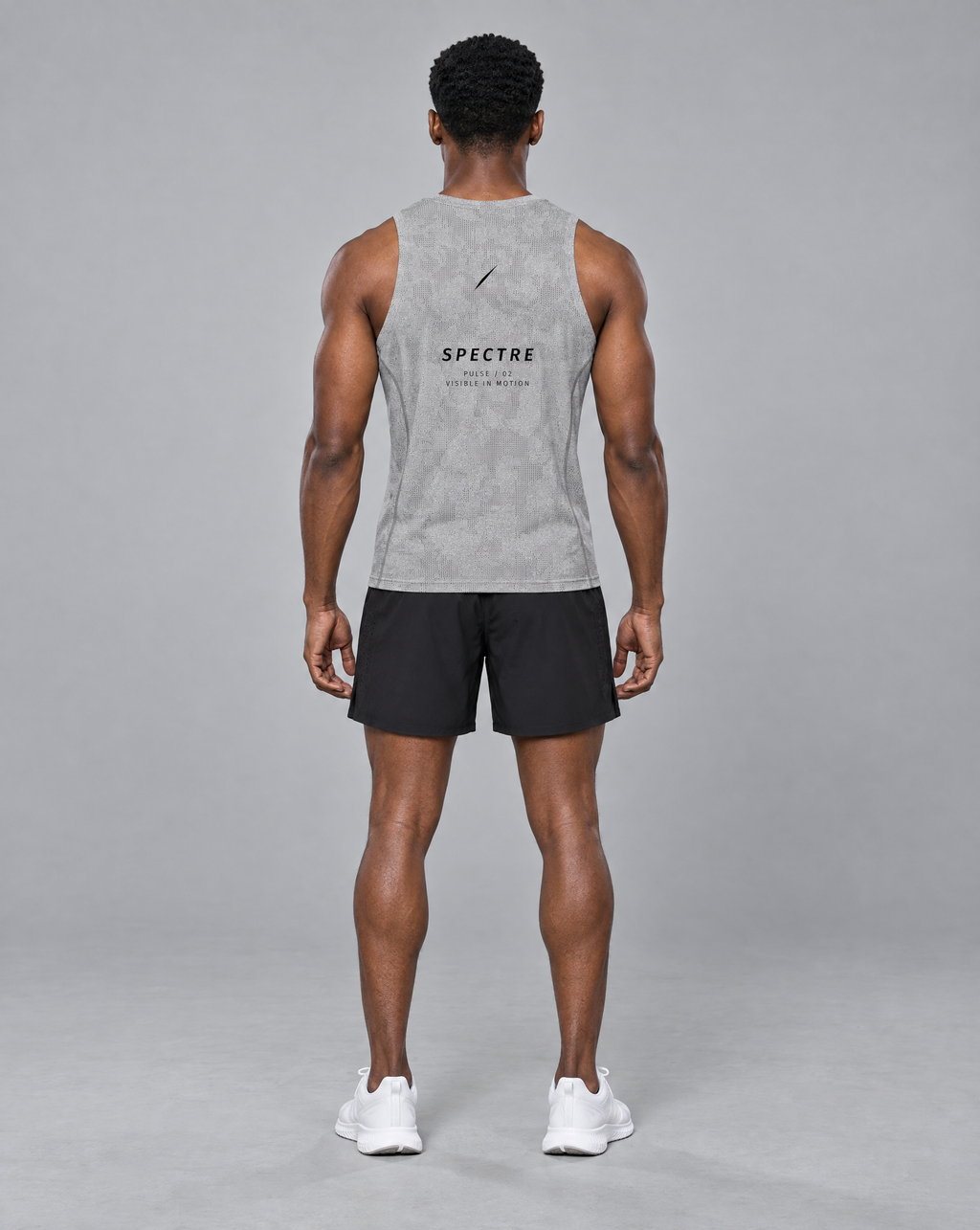 PULSE™ Jacquard Training Tank – Grey – Produktansicht 5