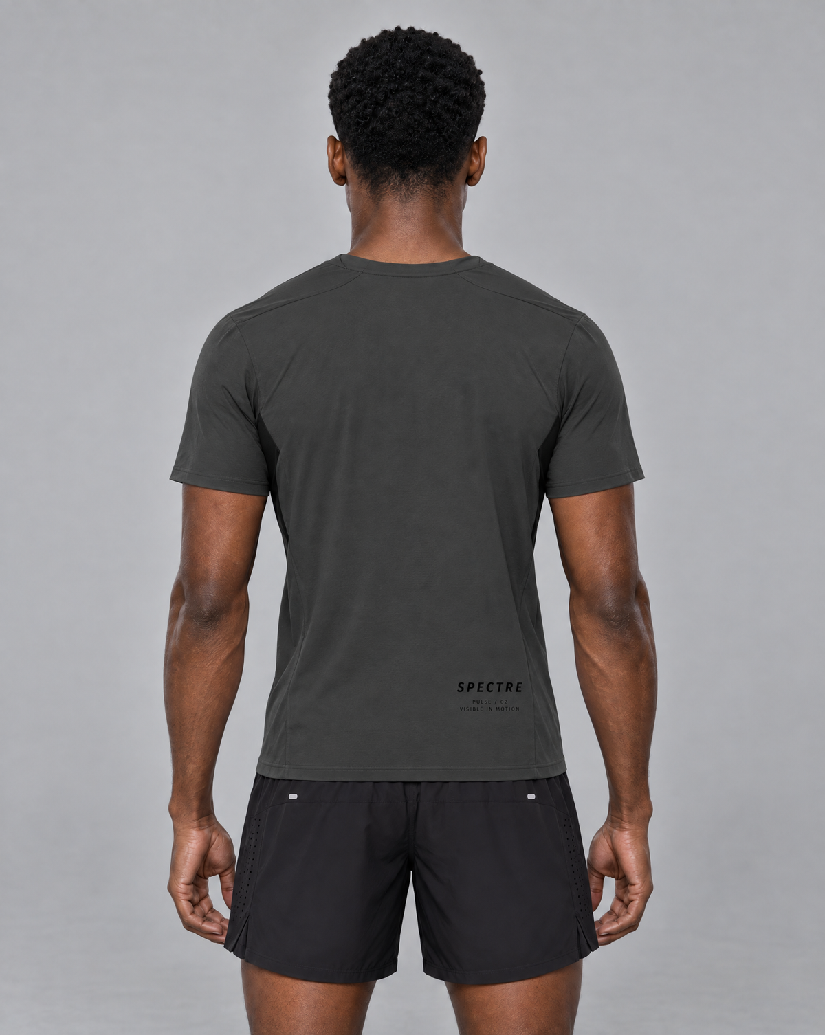 PULSE™ Lightweight Training T-Shirt – Dark Grey – Produktansicht 2