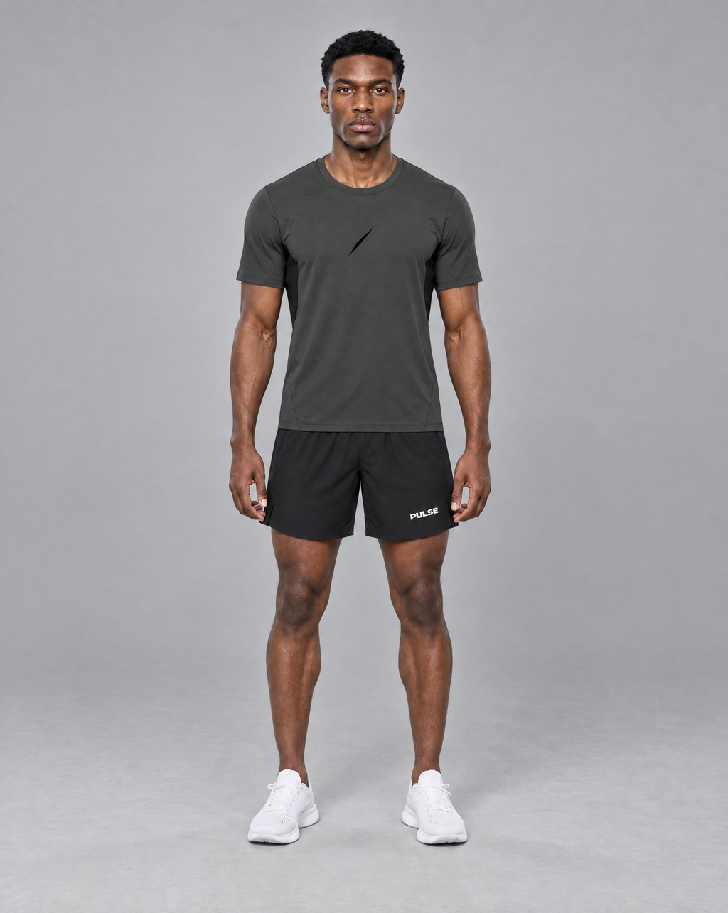 PULSE™ Lightweight Training T-Shirt – Dark Grey – Produktansicht 3
