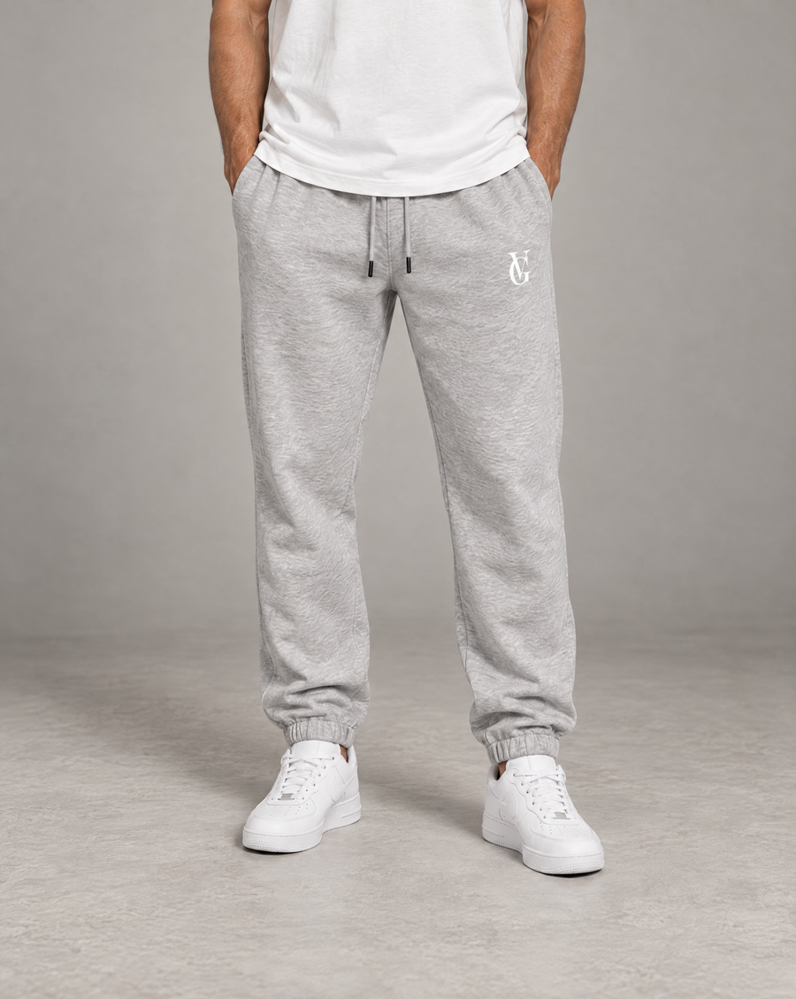 Golden Vein Heavyweight Fleece Jogger – Heather Grey – Produktansicht 1