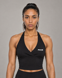 PULSE™ SPECTRE Halter Tank Top – Schwarz