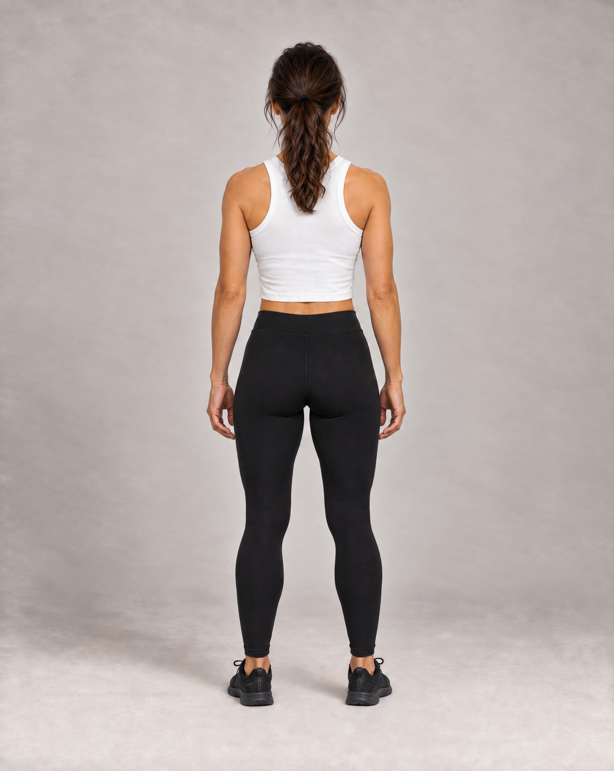 Golden Vein Crop Tanktop in Weiß – Produktansicht 5