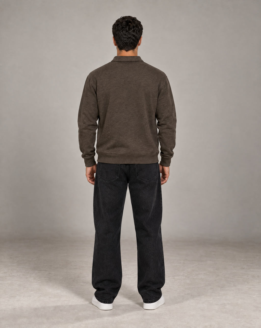 Golden Vein Boxy Quarter-Zip – Coffee – Produktansicht 6