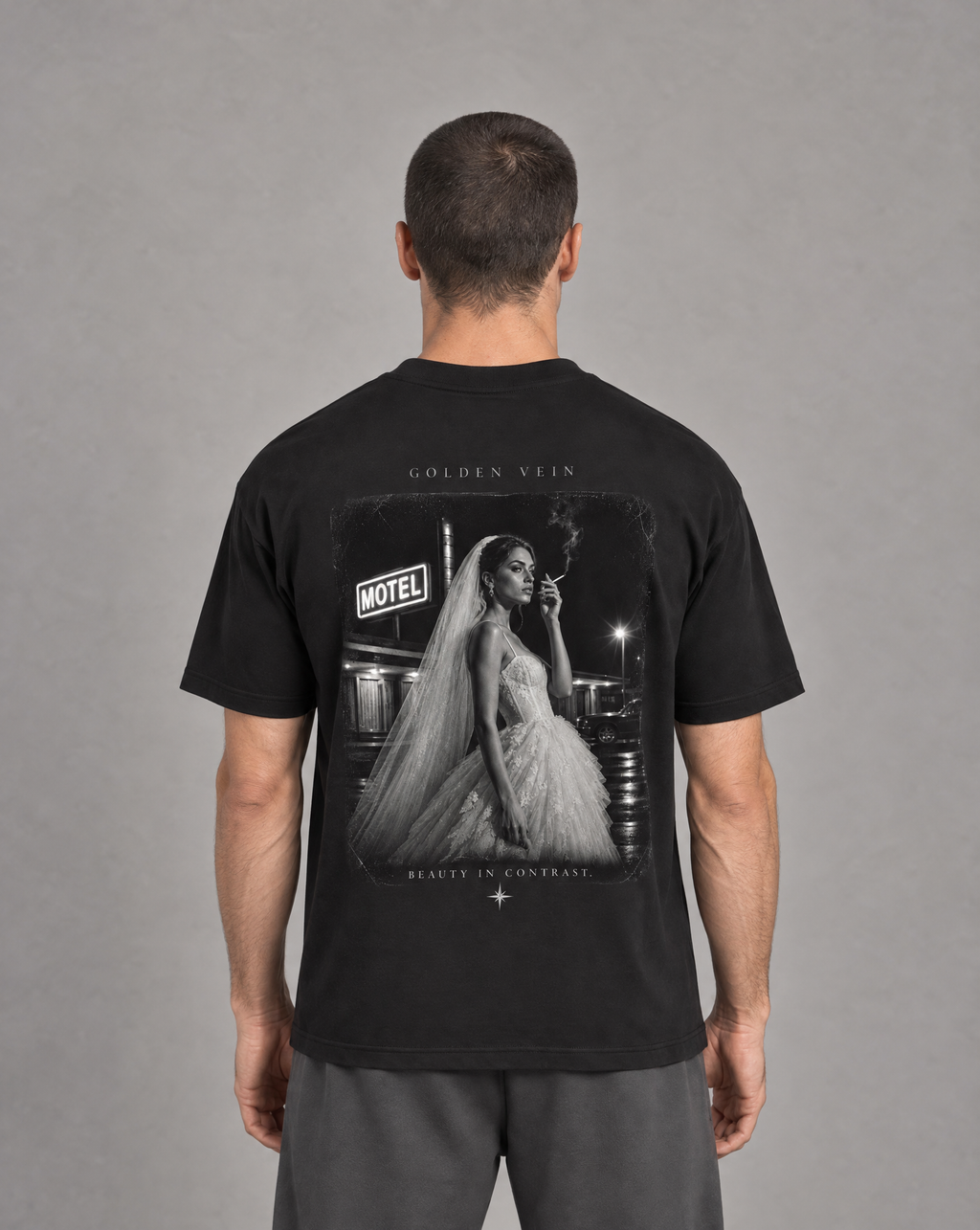 Golden Vein Parables T-Shirt – Nocturne – Black – Produktansicht 1