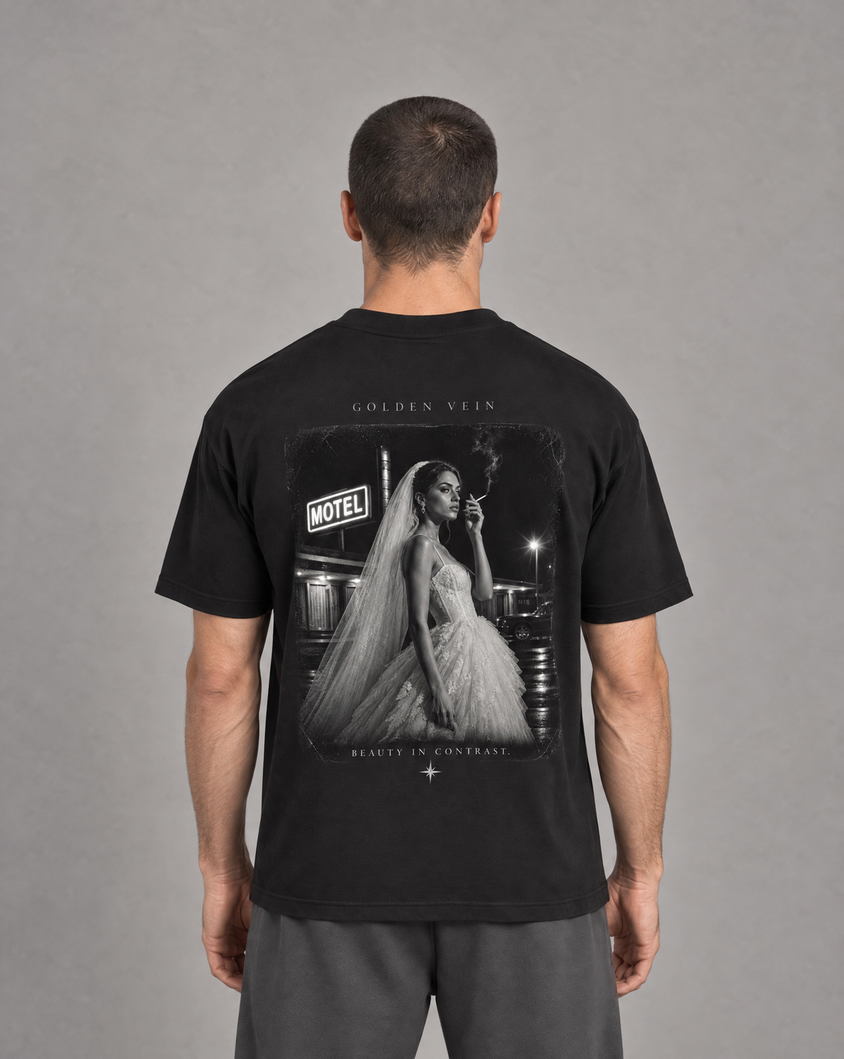 Golden Vein Parables T-Shirt – Nocturne – Black – Produktansicht 1