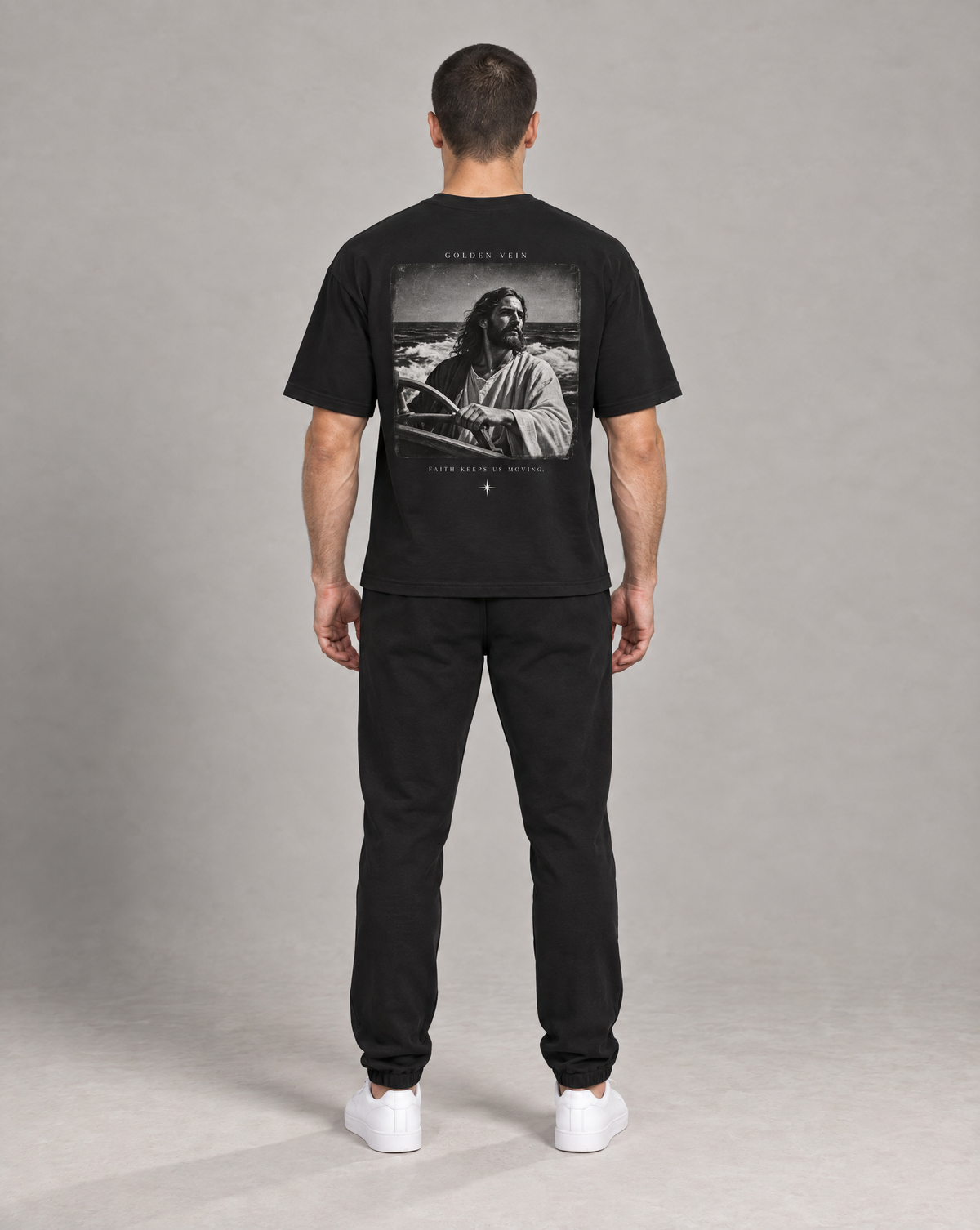 Golden Vein Parables T-Shirt – The Crossing – Black – Produktansicht 5