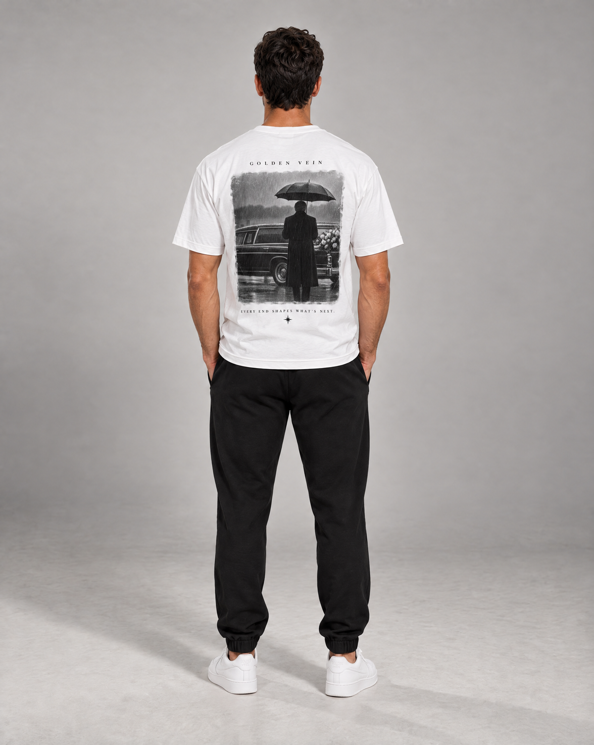 Golden Vein Parables T-Shirt – The Arrival – White – Produktansicht 6