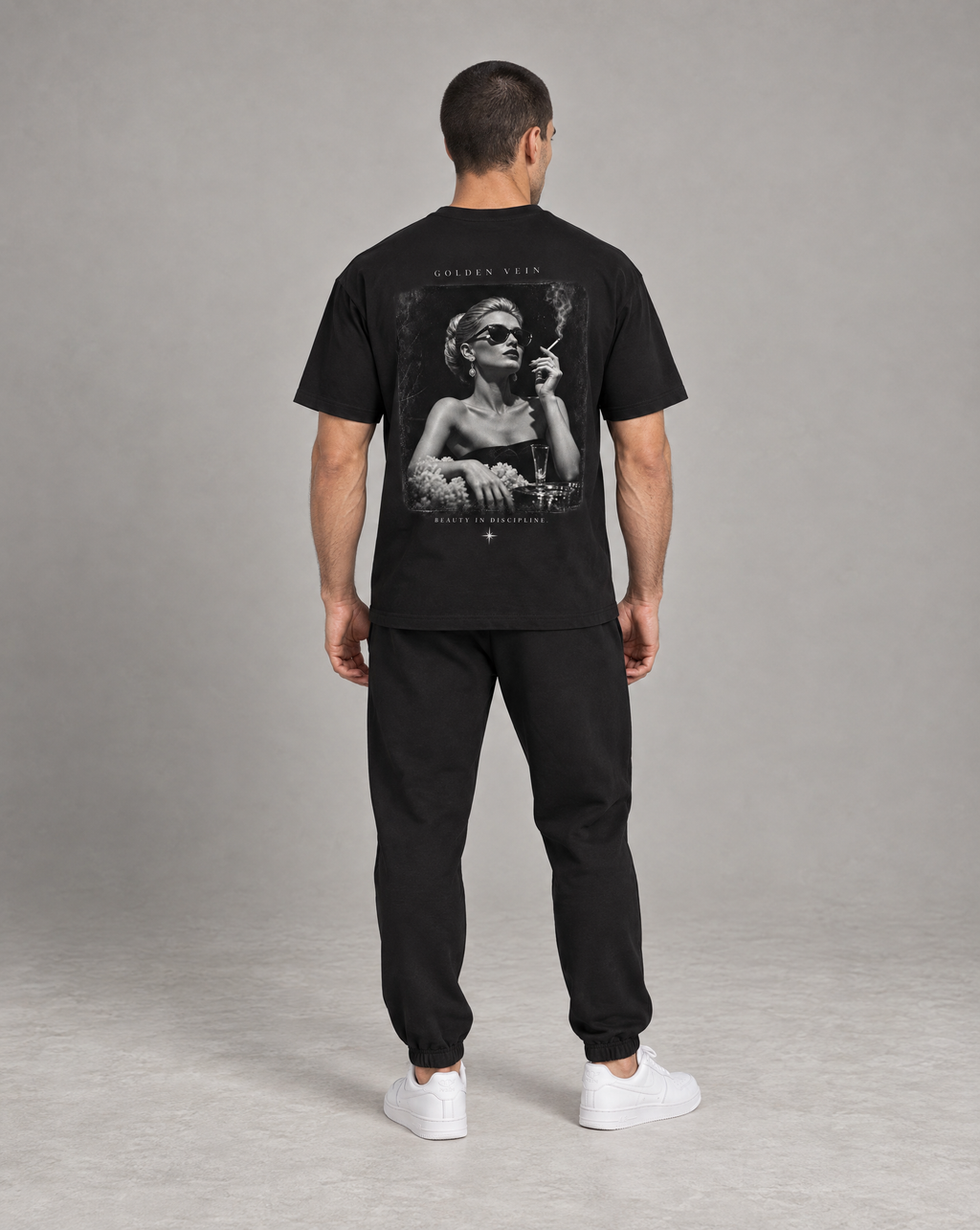 Golden Vein Parables T-Shirt – Vice – Black – Produktansicht 5
