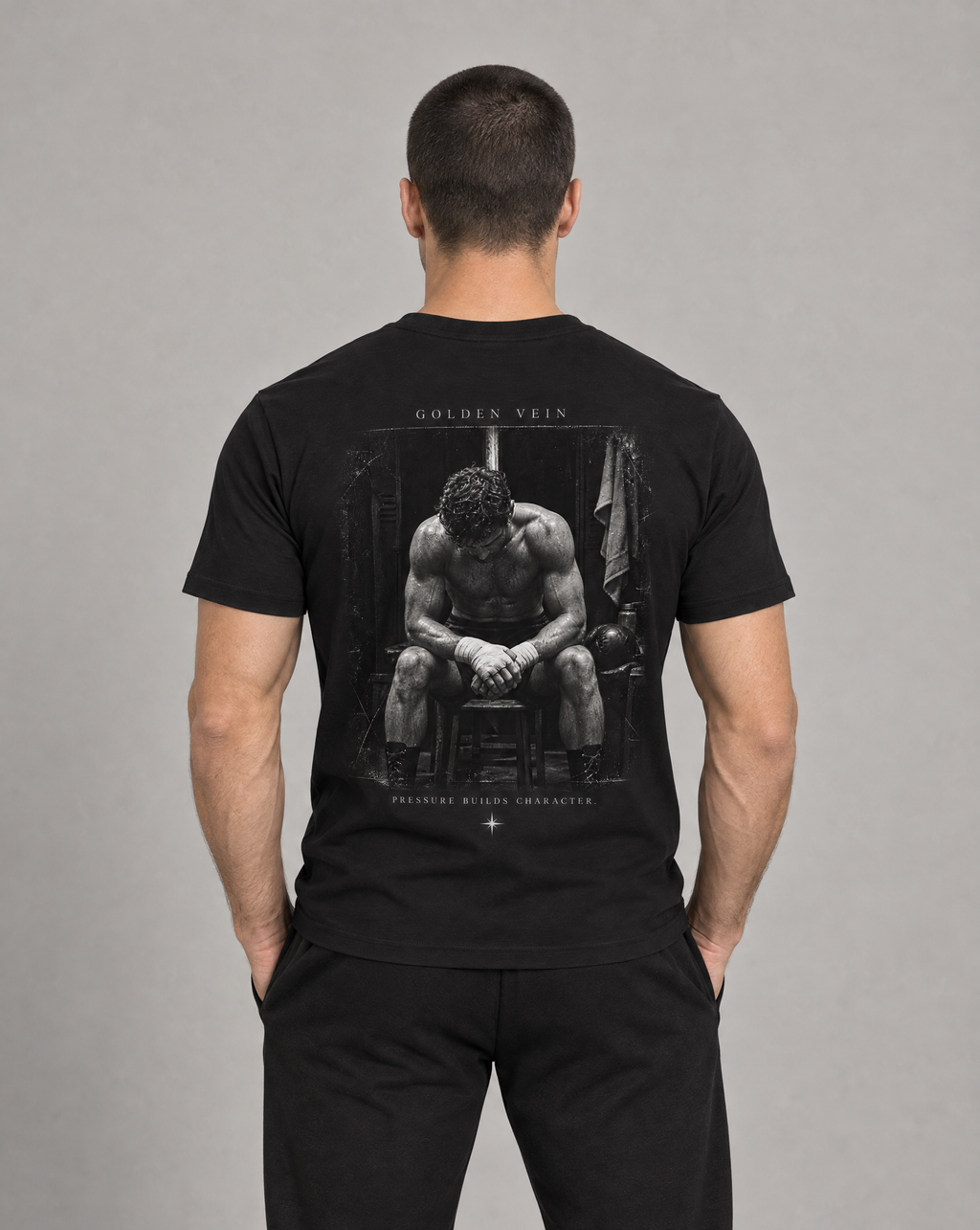 Golden Vein Parables T-Shirt – Burden – Black – Produktansicht 1