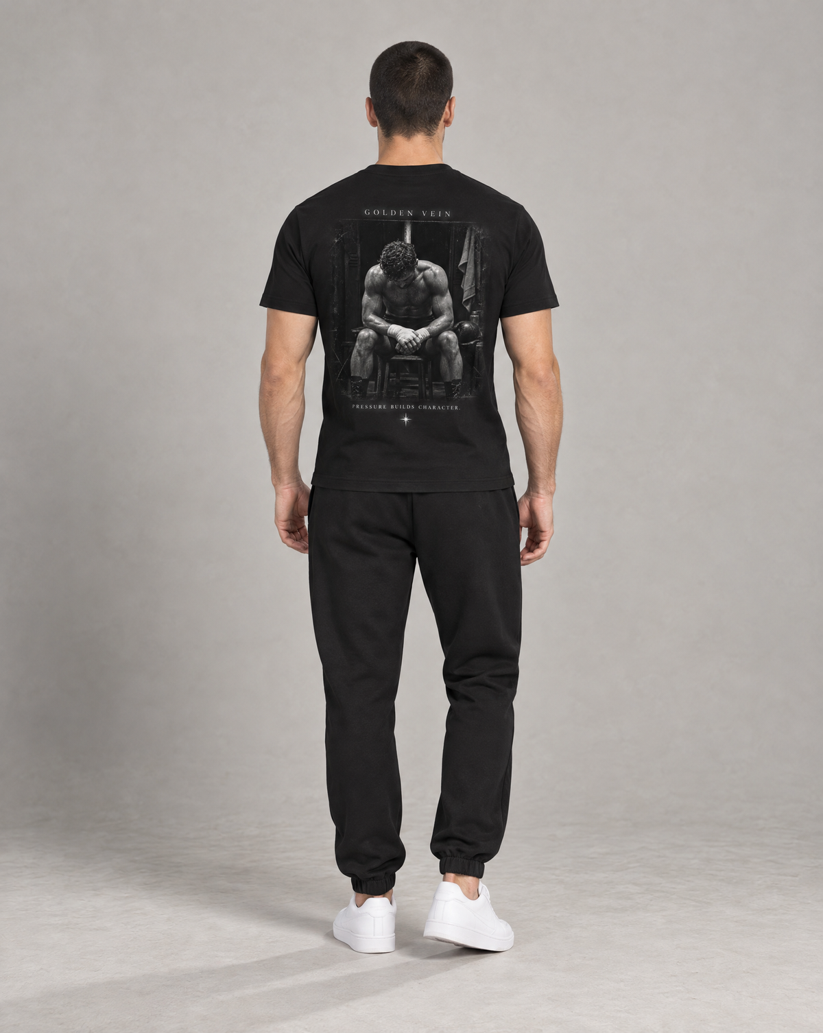 Golden Vein Parables T-Shirt – Burden – Black – Produktansicht 5