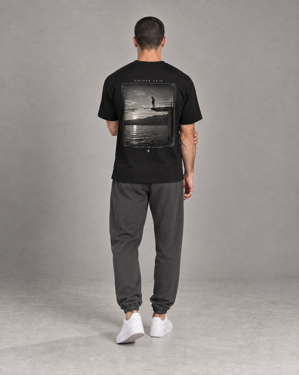 Golden Vein Parables T-Shirt – Still Waters – Black – Produktansicht 6