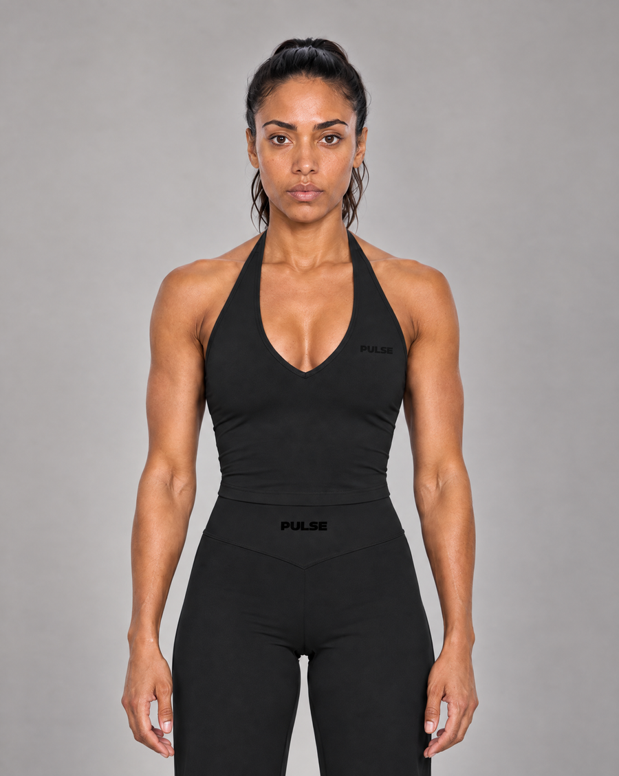 PULSE™ Form Halter Top – Black – Produktansicht 1