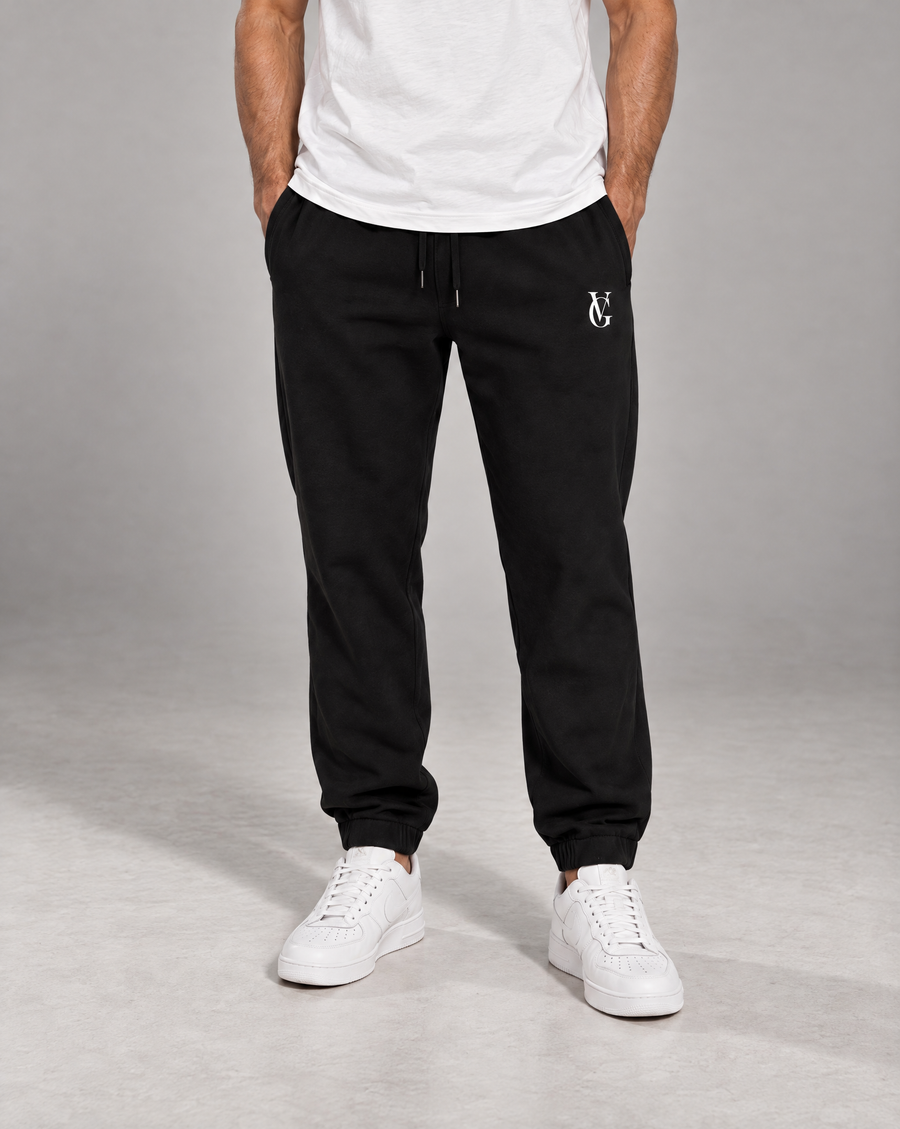 Golden Vein Heavyweight Fleece Jogger – Black – Produktansicht 1